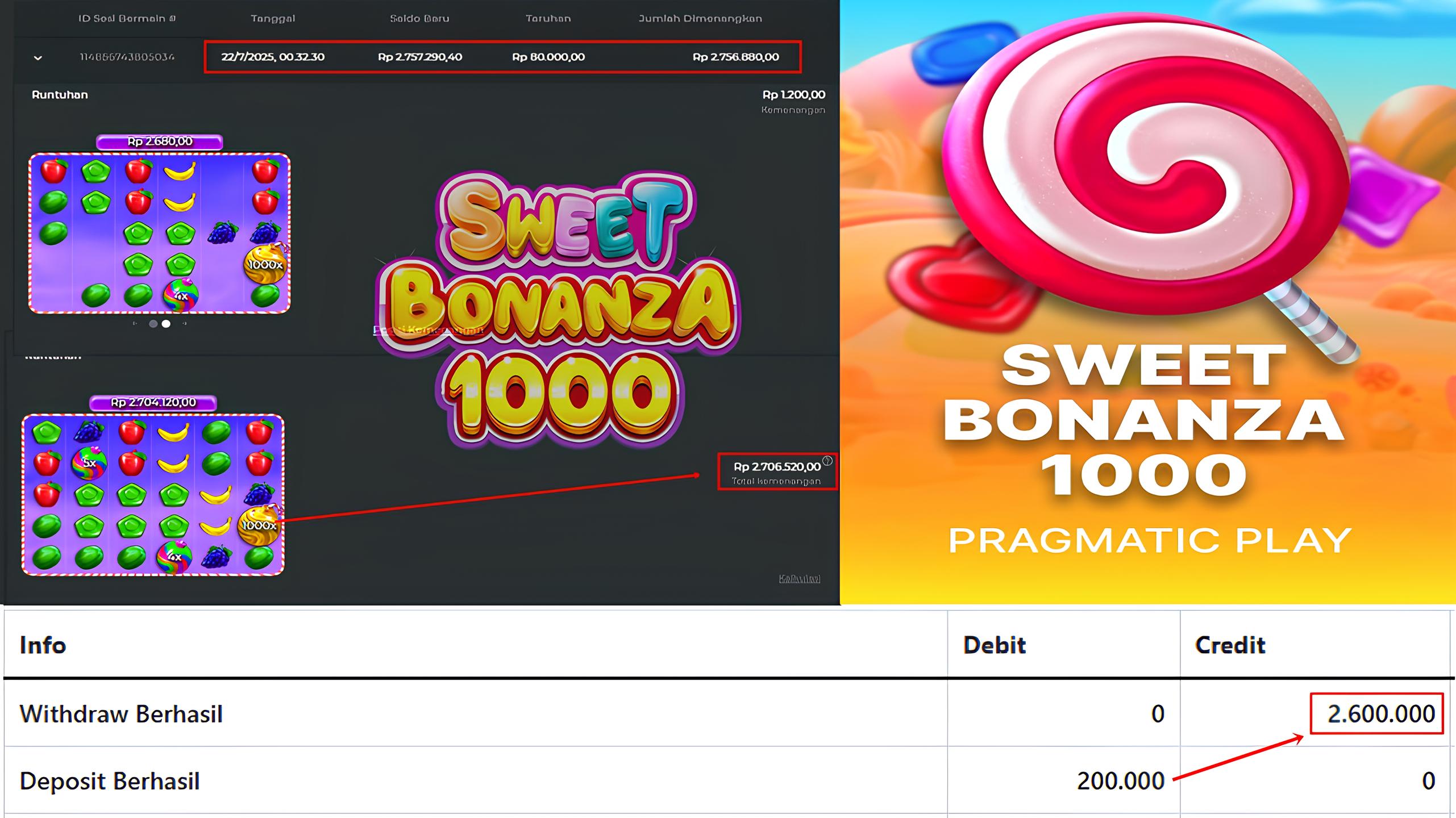 SWEET BONANZA 1000